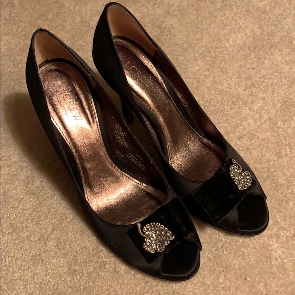 J.Crew Peep-Toe Heels